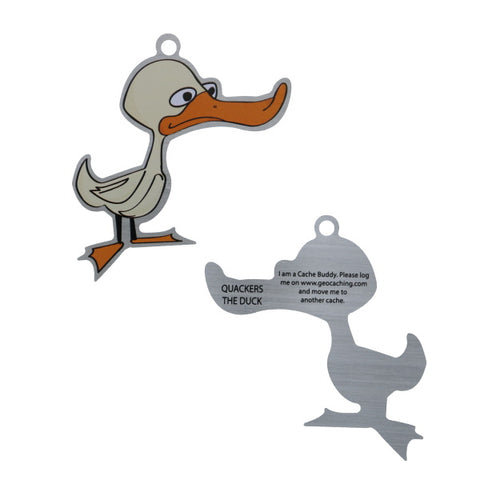 Quackers the Duck Travel Tag