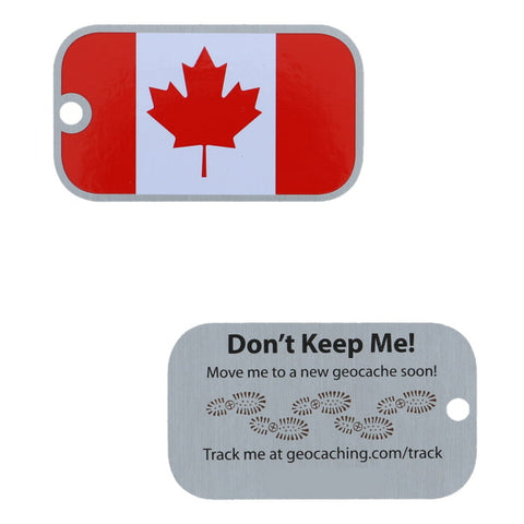Canadian Flag Travel Tag