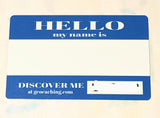 Nametag Geocoin - Trackable