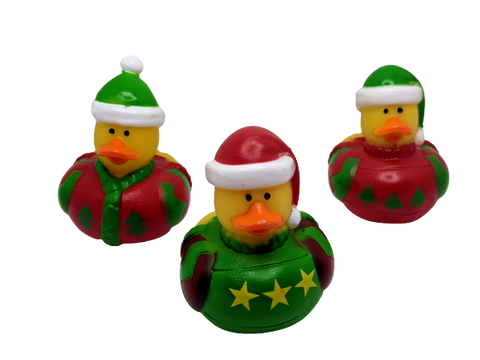 Ugly Sweater Rubber Duck Cache
