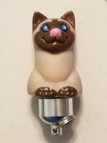 Cat with XL Bison Tube Geocache