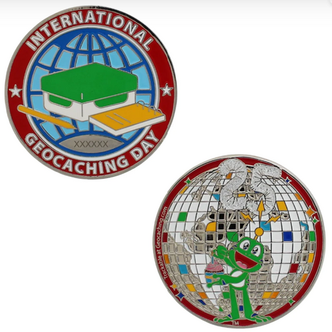 2025 International Geocaching Day Geocoin