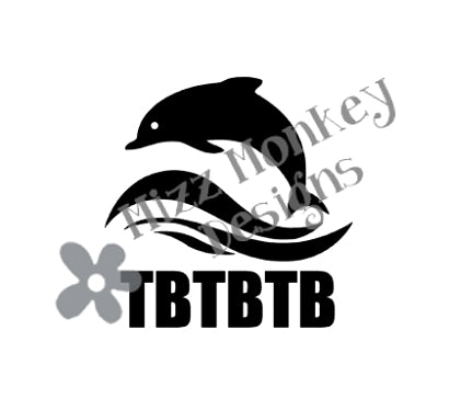Dolphin Decal - Trackable