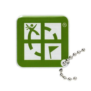 GC Logo Travel Tag - Green