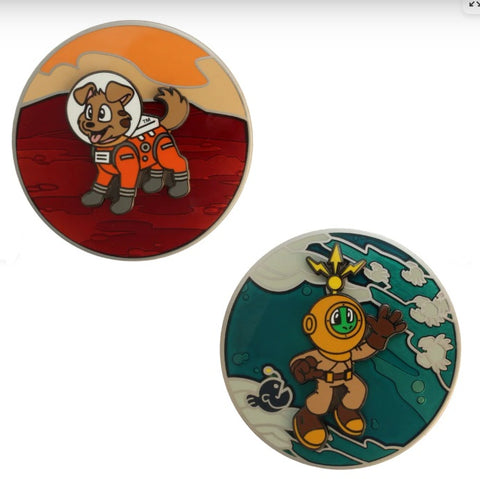 High-Low Two-Sided Geocoin Set