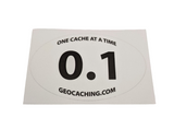 0.1 One Cache at a Time Decal