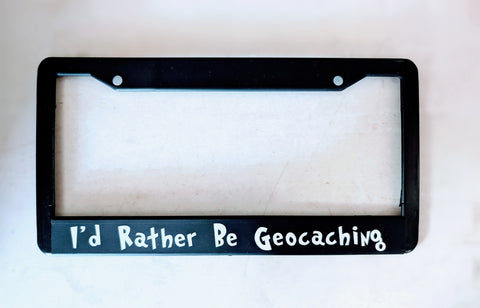 License Plate Frame - Plastic