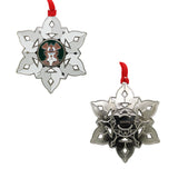 2025 Snowflake Ornament Geocoin - Signal the Frog® or Tracker