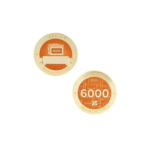 Milestone Geocoin and Tag Set - 6000 Finds