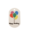 Happy Birthday - Personal Munzee Key Tag