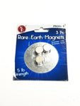 Rare Earth Magnets 3 pack