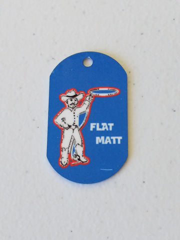 Flat Matt Personal Munzee Tag
