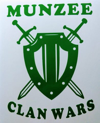 Munzee Clan Wars Vinyl Decal