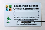 Geocaching License - Personalized