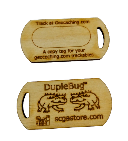 DupleBug™ Replacement Tag for Trackables - Wooden