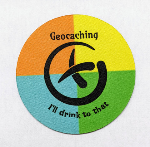 Custom Geocaching Coaster