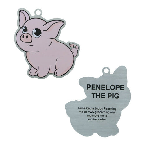 Penelope the Pig Travel Tag
