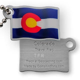 Travel flag tag