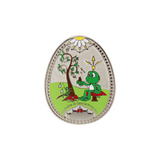2023 Egg Geocoin - Polished Nickel