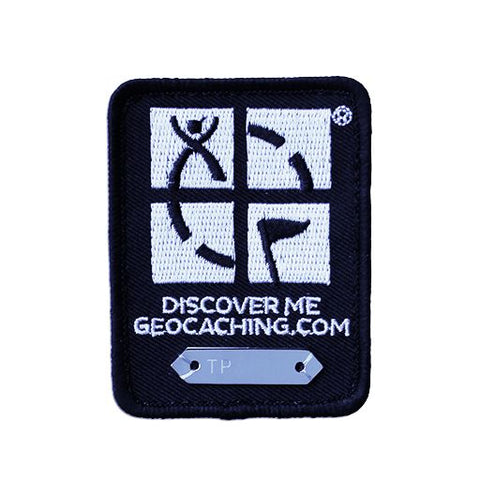 Geocaching Trackable Patch - Black