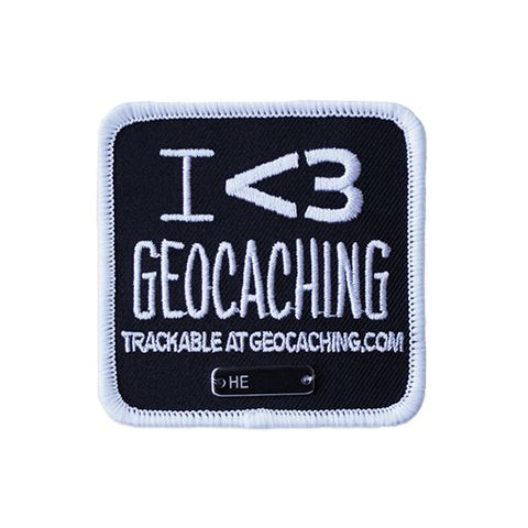 I <3 Geocaching Trackable Patch