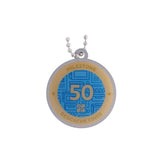 Milestone Geocoin and Tag Set - 50 Finds