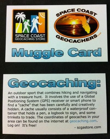 Geocaching Muggle Card 10 Pack